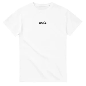 ARMEN. - Minimalistic T-shirt Vit