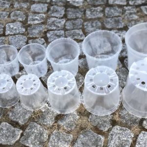 Plastkruka, transparent