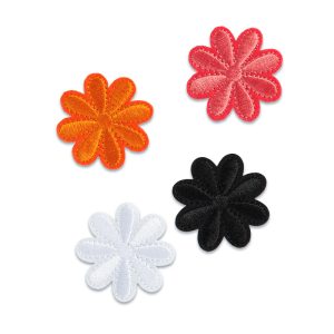 Vintage blommor – Tygmärken